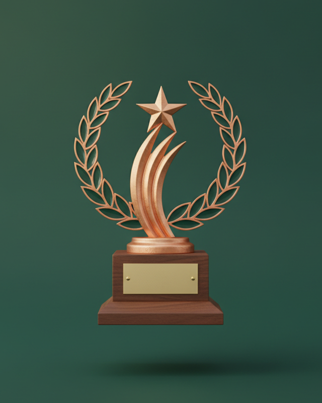 Best Coach Awards trophy